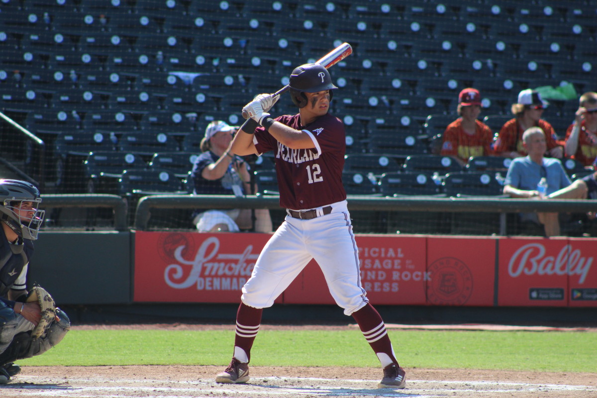 Pearland Flower Mound 6A UIL state championship Texas baseball playoffs 061023 Andrew McCulloch 65